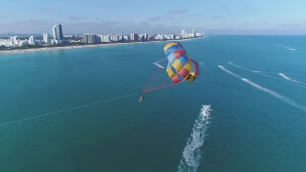 Aerial Miami Beach — Stock Video