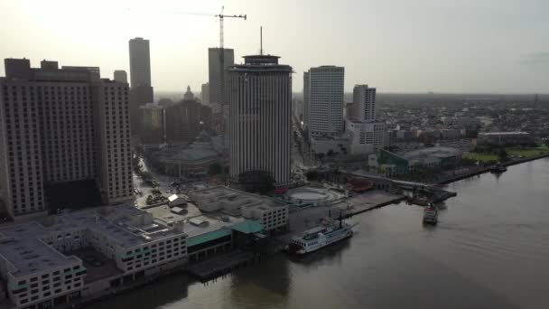 Antena Nuevos Orleans Louisiana — Vídeo de stock