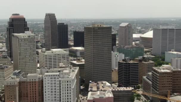 Aerial New Orleans Louisiana — Stock Video