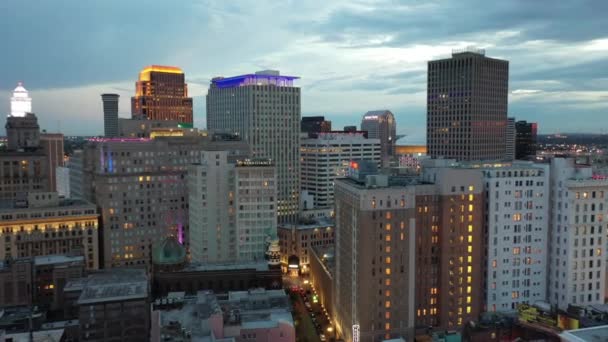 Antena Nuevos Orleans Louisiana — Vídeos de Stock