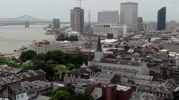 Antena Nuevos Orleans Louisiana — Vídeos de Stock