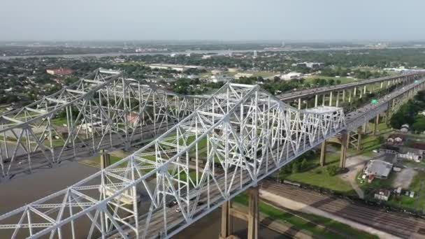 Antenne Neuer Orleaner Louisiana — Stockvideo