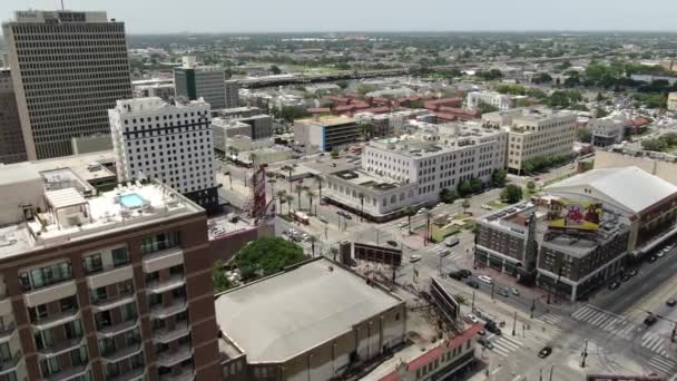 Vanuit Lucht Van New Orleans Louisiana — Stockvideo