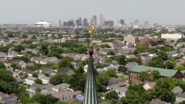 Antena Nuevos Orleans Louisiana — Vídeo de stock