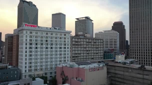 Vanuit Lucht Van New Orleans Louisiana — Stockvideo