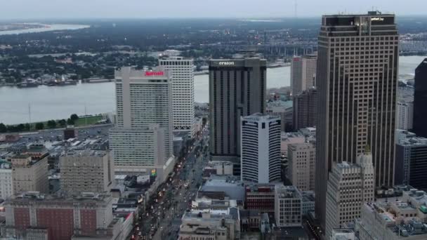 Antenne Neuer Orleaner Louisiana — Stockvideo