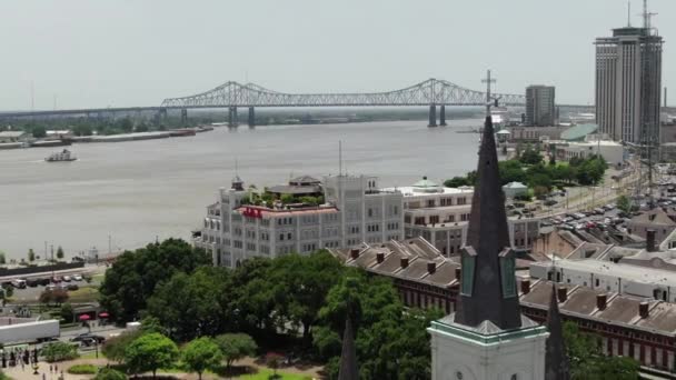 Antena Novos Orleans Louisiana — Vídeo de Stock