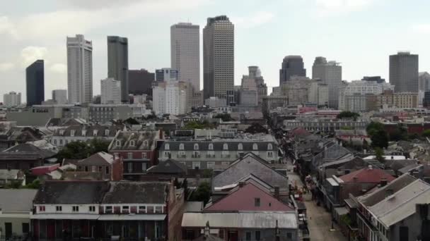 Аэрография Нового Орлеана — стоковое видео