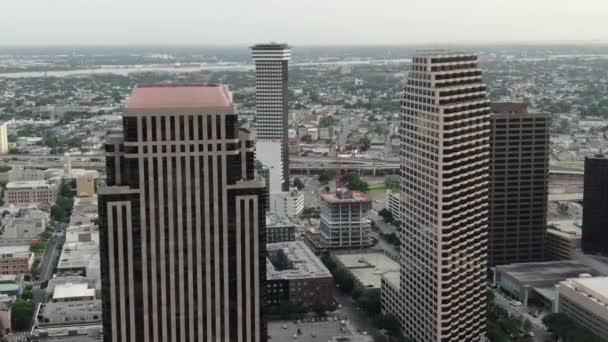 Vanuit Lucht Van New Orleans Louisiana — Stockvideo