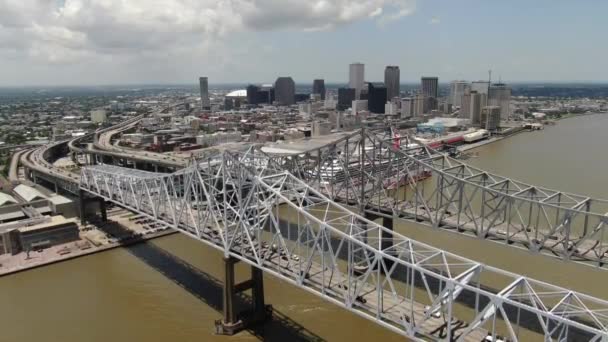 Antena Novos Orleans Louisiana — Vídeo de Stock