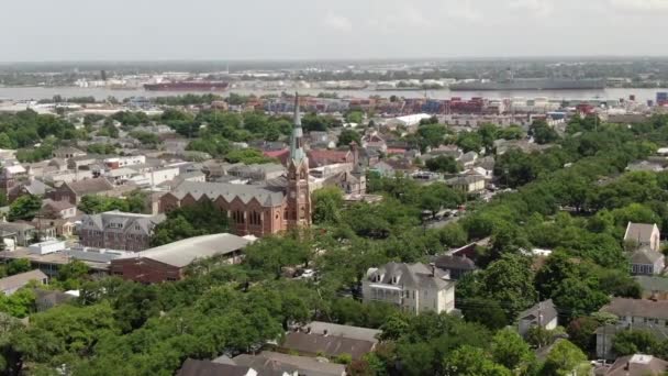 Κεραία Της Νέας Ορλεάνης Louisiana — Αρχείο Βίντεο