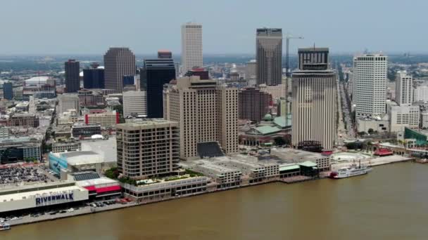 Antena Nuevos Orleans Louisiana — Vídeo de stock