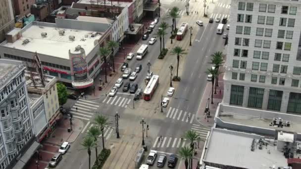 Vanuit Lucht Van New Orleans Louisiana — Stockvideo