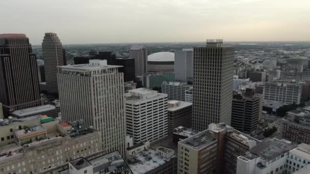 Vanuit Lucht Van New Orleans Louisiana — Stockvideo