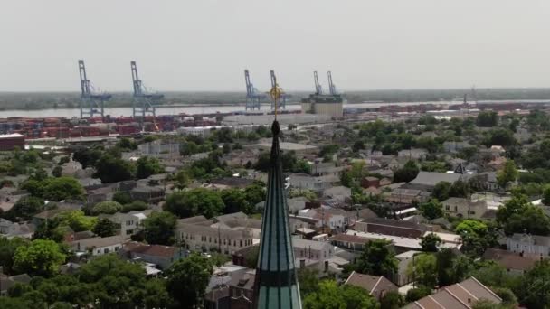 Antena Nuevos Orleans Louisiana — Vídeos de Stock