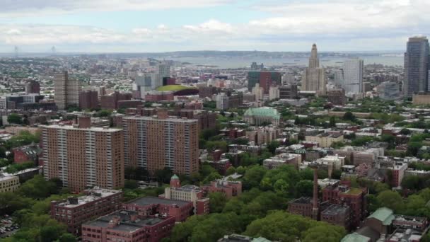 Video Bushwick Brooklyn Aerial — Stock Video