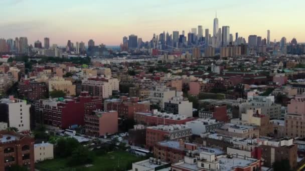 Video Bushwick Brooklyn Aerial — Vídeo de stock