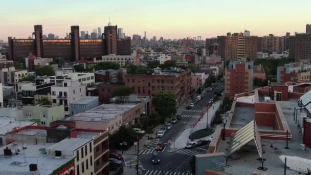 Video Van Bushwick Brooke Aerial — Stockvideo