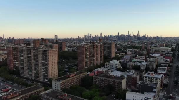 Vídeo Bushwick Brooklyn Antena — Vídeo de Stock