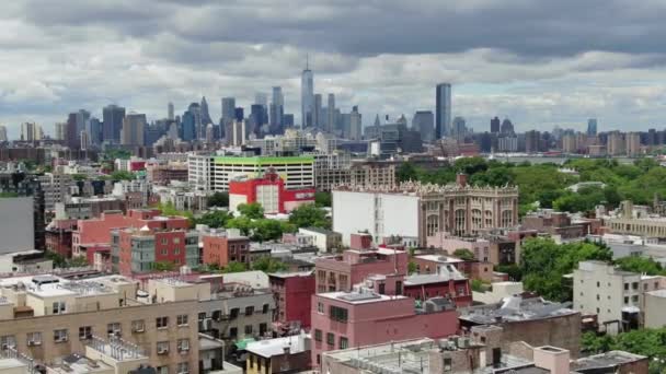 Video Bushwick Brooklyn Aerial — Vídeos de Stock