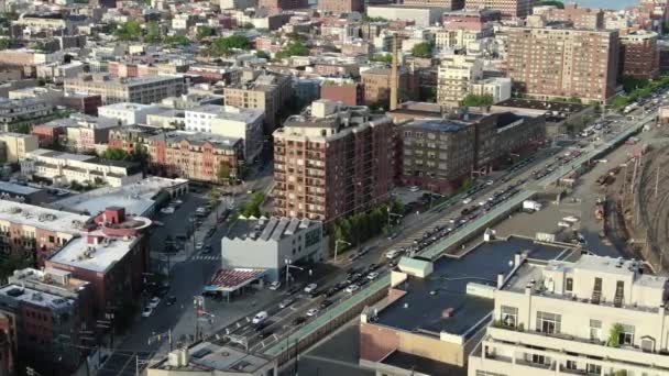 Hoboken Vista Aérea — Vídeo de Stock