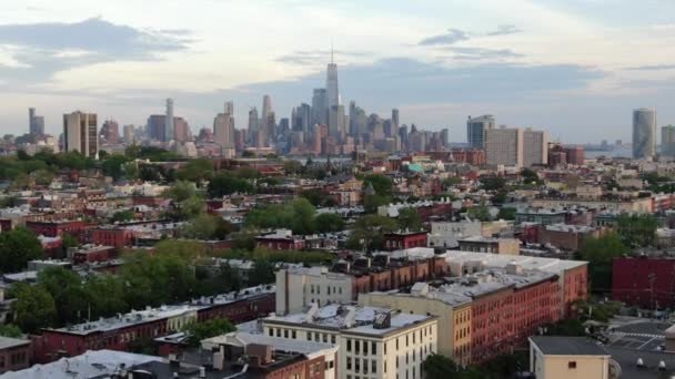 Hoboken Vista Aérea — Vídeo de stock