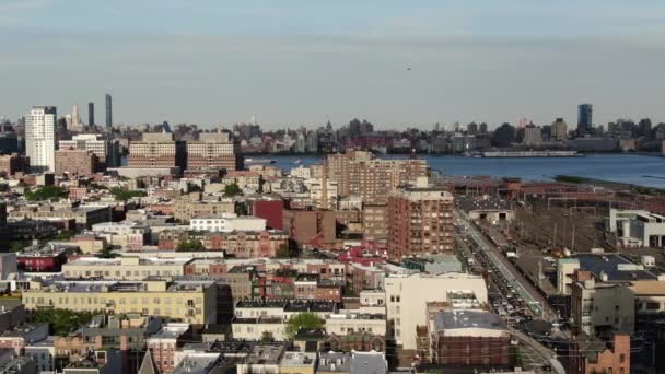 Hoboken Vanuit Lucht Bekeken — Stockvideo