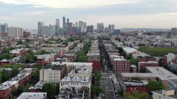 Hoboken Vista Aérea — Vídeo de Stock