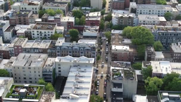 Hoboken Vista Aérea — Vídeo de Stock