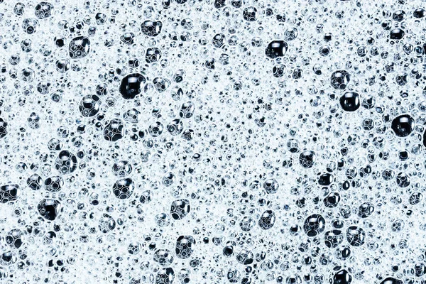 Water Foam Texture White Foam Structure Bubbles Background Washing Suds — Stock Photo, Image