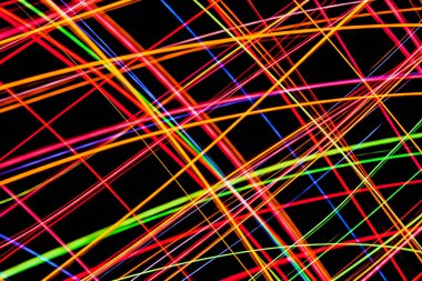 Renkli çizgiler ve çizgilerle soyut arkaplan