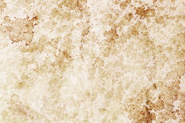 Kahve lekeleri. Kahverengi sıçrama dokusu. Esmer, eski, rustik, lekeli kağıt zemin. Grunge kahverengi lekeler püskürtür..