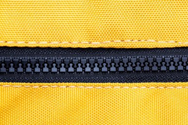 fermuarlı sarı kumaş dokusu
