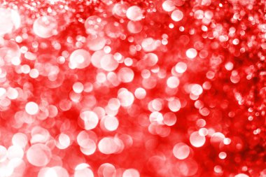 Kırmızı bokeh ışıkları ile soyut arkaplan