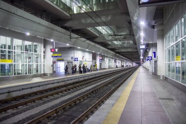 Şehirdeki tren istasyonu.