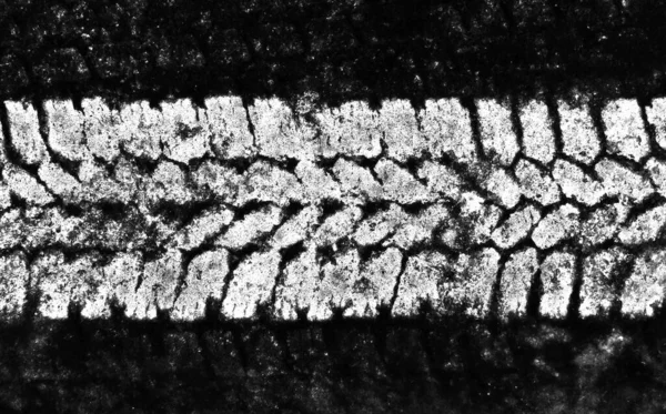 Tyre imprint texture. Tire mark background. Wheel trail pattern.