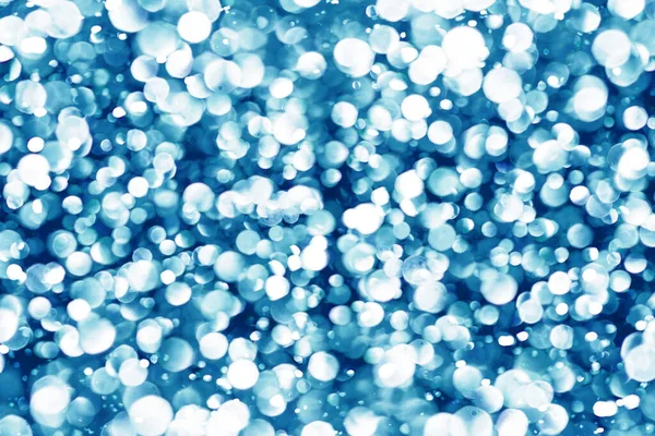Festa Festiva Textura Glitter Feliz Bokeh Azul Fundo Brilhante Cor — Fotografia de Stock