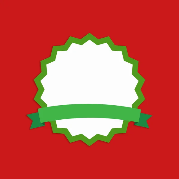Kurdele grafik tasarımlı zafer amblemi. Boşluk kopyalama alanı logo etiketi rozeti.