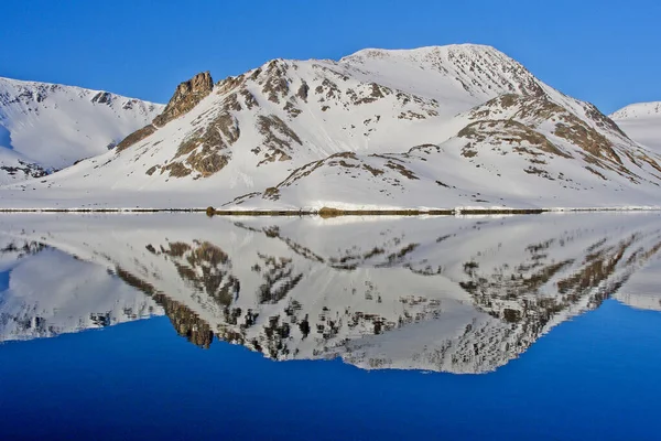 Holmiabukta Bay Raudefjord Albert Land Arctic Spitbergen Svalbard ノルウェー ヨーロッパ — ストック写真