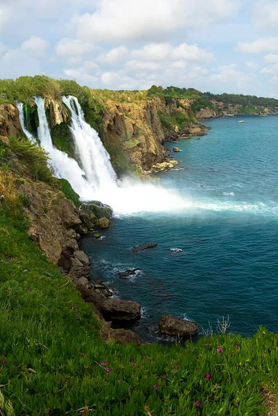 Denize şelale, hindi, nehir, uçurum