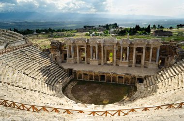 Roman Amphitheater in Pamukkale alone clipart
