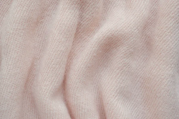 Розовая Ткань Текстура Фона Розовая Ткань Скомканный Фон Закрыть Вид — стоковое фото