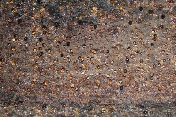 突出した滴と錆の質感 コンデンセート — ストック写真