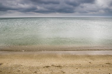 güzel sarı kum plaj