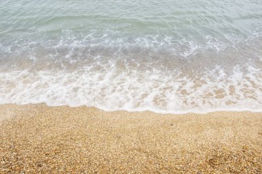 güzel sarı kum plaj