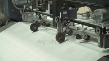Vakum Sayfa Besleyici bireysel adet kağıt Matbaa kağıt kazık içine sağlar. Makineleri, baskı teknolojisi ile ilgili. Aşırı closeup