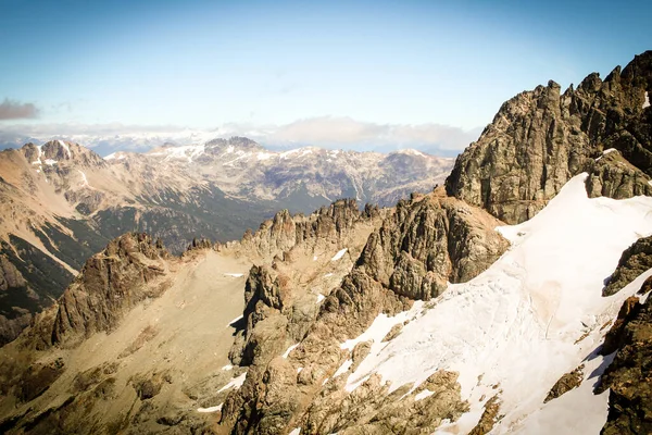 Lindo Mountain Summit Bolson Rio Negro Argentina — Stock Photo, Image