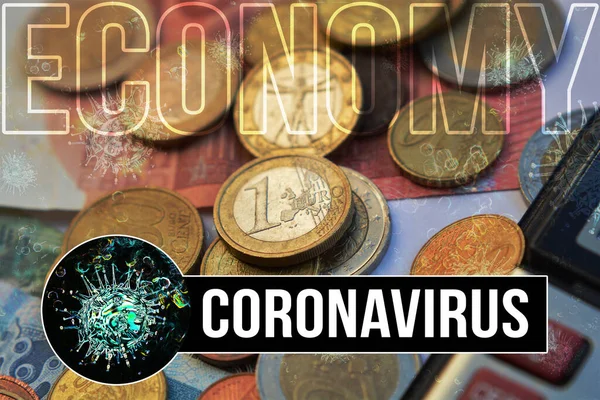 Coronavirus 'un ekonomi üzerindeki etkisi. Euro parası ve koronovirüs. Ekonomik istikrar riski. Salgın covid-19 sırasında Avrupa ülkelerine maddi destek.