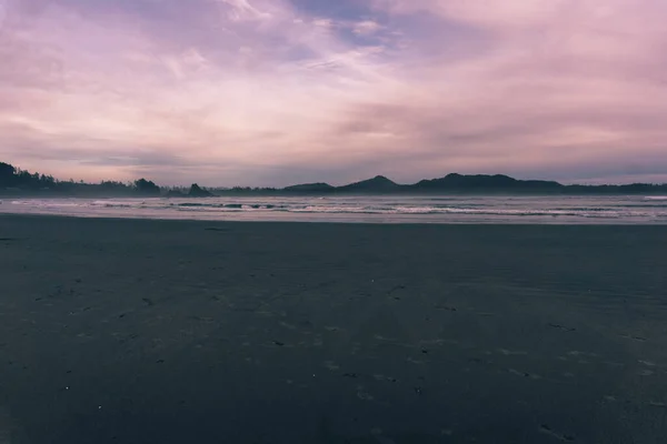 Kivételes Hely Világ Egy Varázslatos Részén Gyönyörű Strand Vancouver Island — Stock Fotó