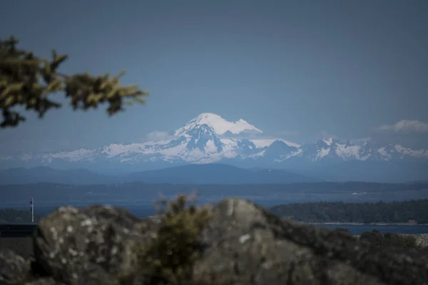 Belle Vue Colline Côté Océan Dans Île Vancouver Canada — Photo